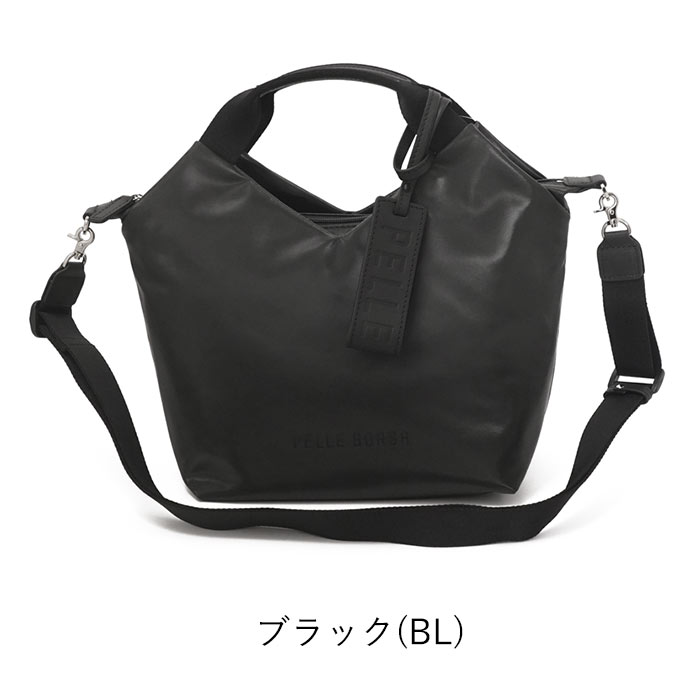 PELLE BORSA ペレボルサ 2WAYバッグ/アンミカ  パンチングレザー    ブラック レディース / 240001178228 PELLE BORSA 5280 / ペレボルサ アンミカ AHN MIKAコラボ パンチング