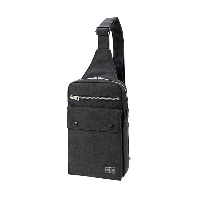 美品✨ポーター スモーキー ボディバッグ カーキ レアカラー ミリタリー 廃盤品 SMOKY（PORTER） ポーター スモーキー スリングショルダーバッグ 592