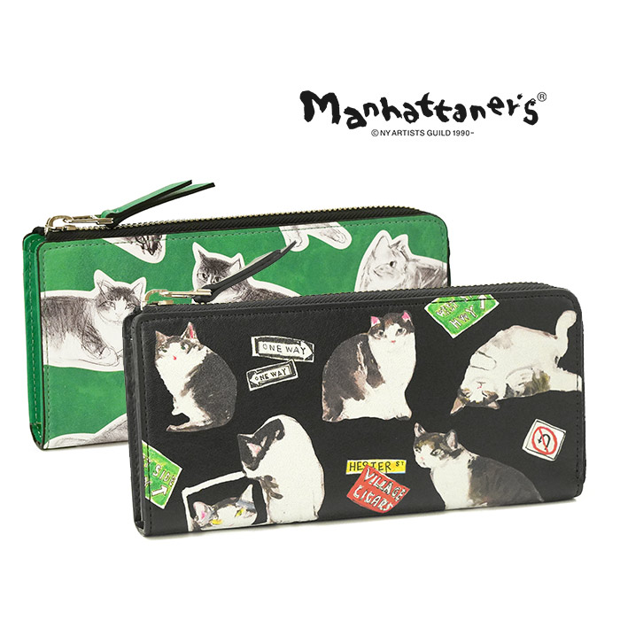 Manhattaner's マンハッタナーズ 財布 スケッチパース L字