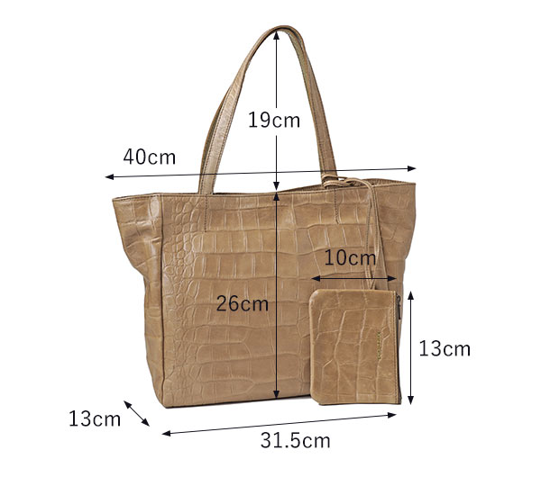REGALO レガロ バルドロゼ ジェントルクロコ トートバッグ A4