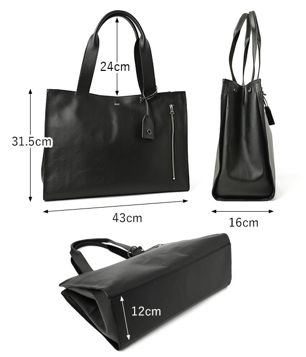 DECADE（ディケイド） クマチャーム付き トートバッグ ウォーター