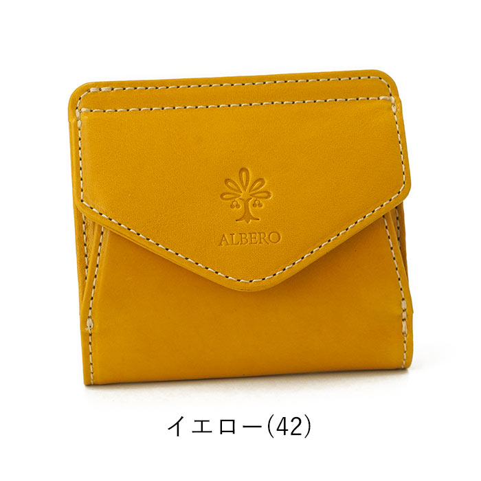 ALBERO（アルベロ） ピエロ PIERROT 二つ折り財布 レディース レザー