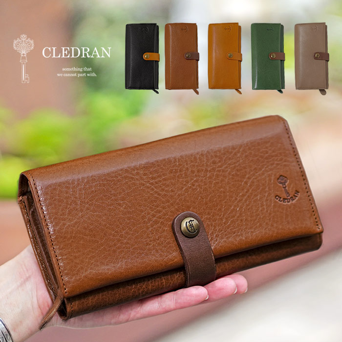 CLEDRAN（クレドラン） 長財布 S-6444 フェルメ ベロスナップ