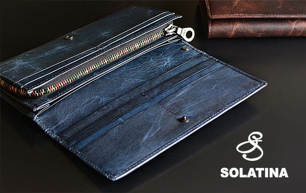 SOLATINA ソラチナ 長財布 riri社製 レインボーファスナー