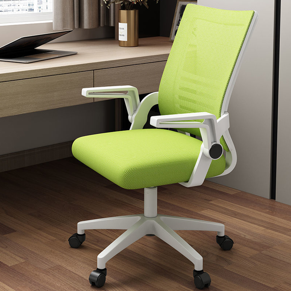 オフィスチェア デスクチェア パソコンチェア 椅子 肘つき 通気性 メッシュ腰サポートバー 人間工学 無段階昇降 360度回転 コンパクトクッション性｜iroiroya-store｜06