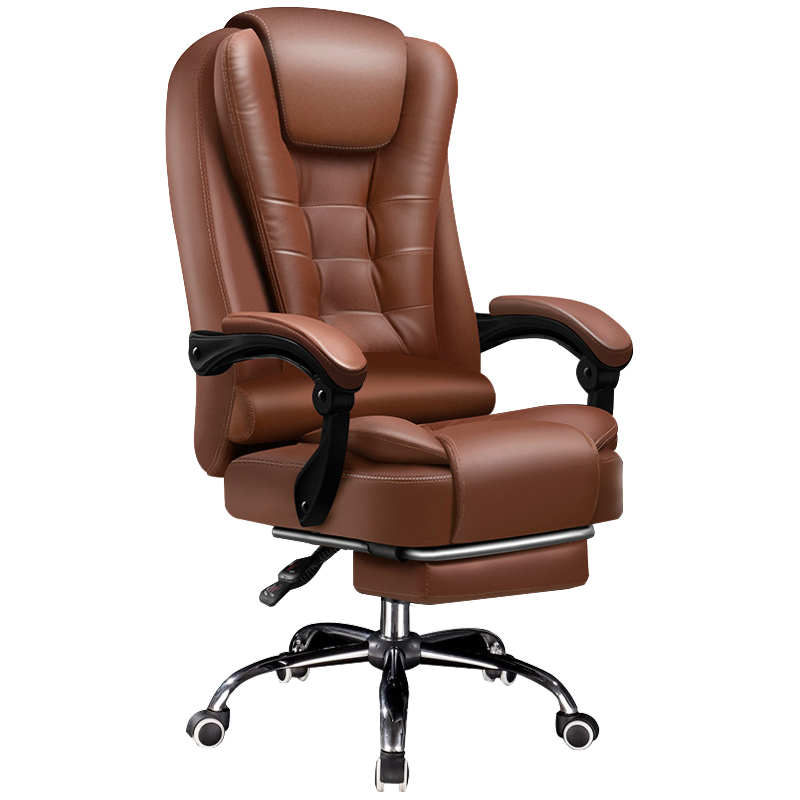 オフィスチェア デスクチェア パソコンチェア 360度回転 社長椅子 連動型肘掛け 昇降機能 肉厚座面 収納式フットレスト リクライニング