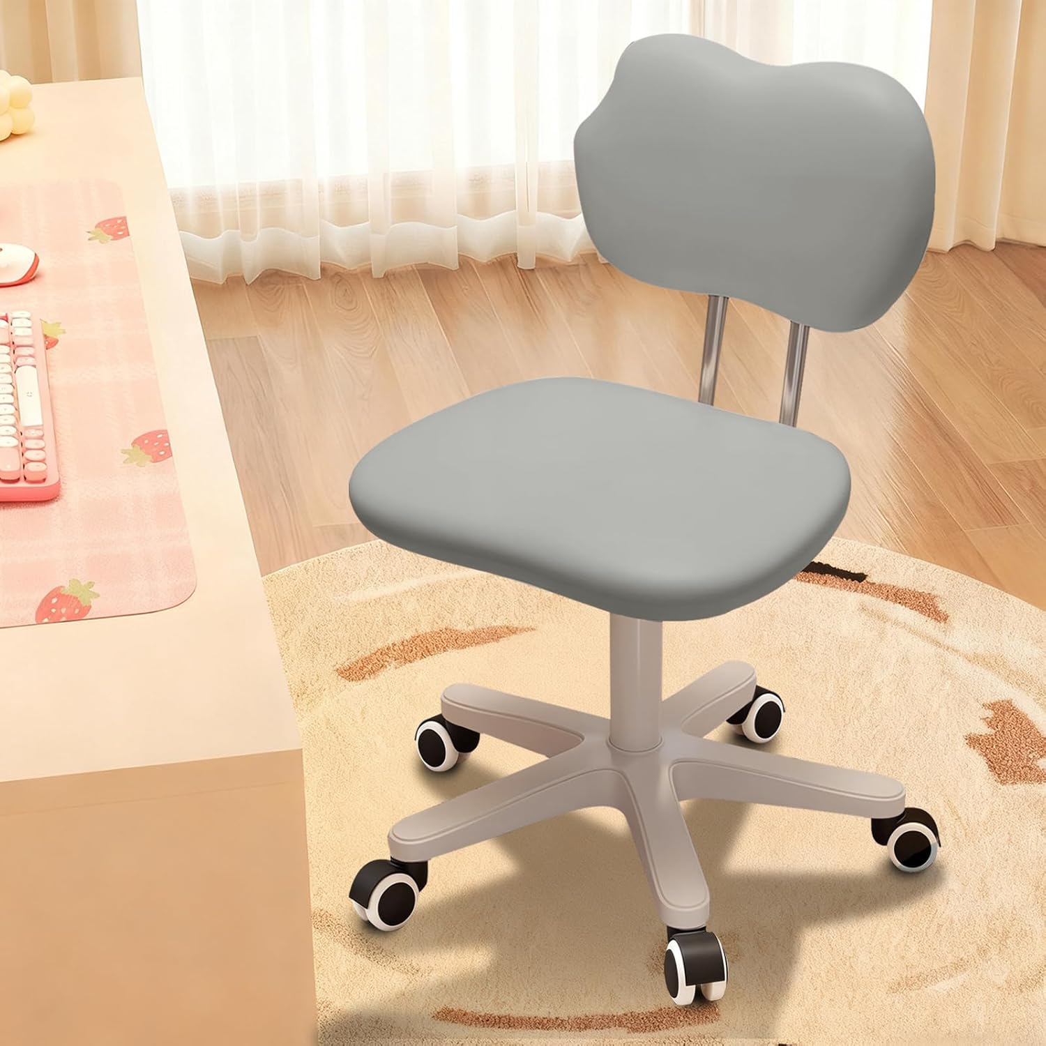 爆買 デスクチェア パソコンチェア キャスター付き PUレザー 椅子