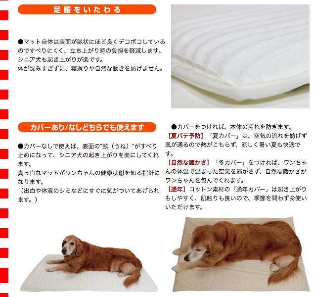 大型犬用介護用品）ホームナース（高機能リラックスマット）LL（62262