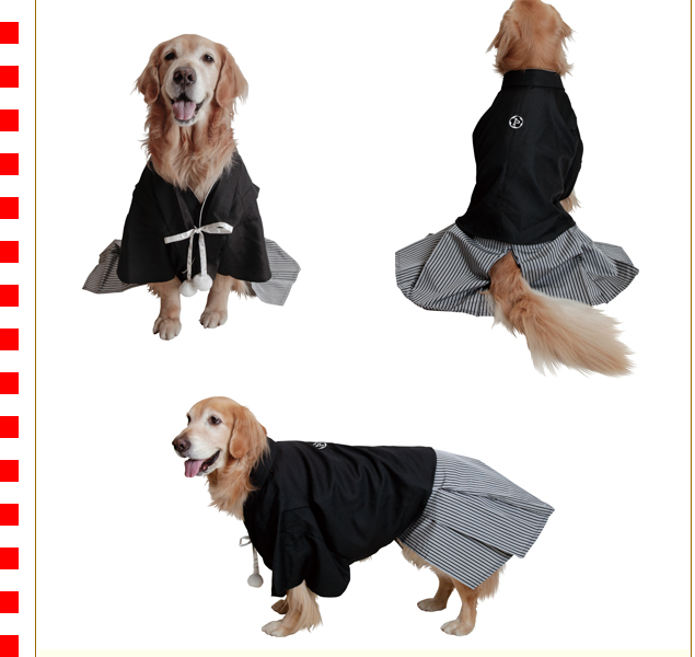 羽織袴（紋付袴）大型犬用8号サイズ（60240） : 大型犬用品専門店