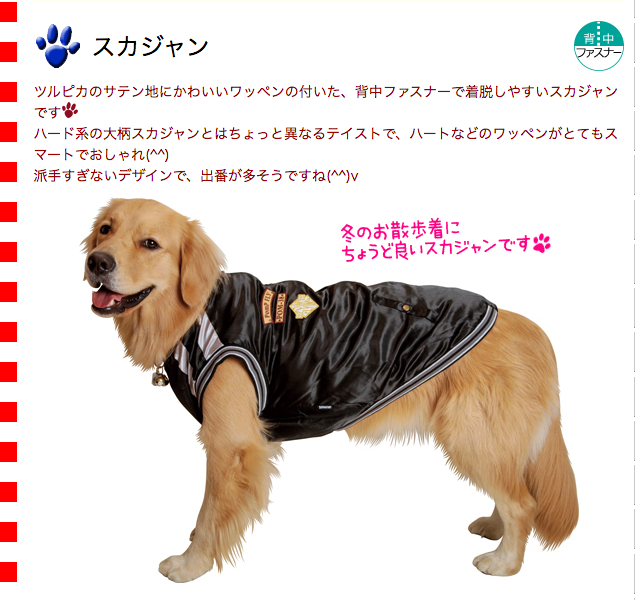 大型犬用8号 スカジャン P19 Skj 8 大型犬用品専門店 アイアンバロン 通販 Yahoo ショッピング