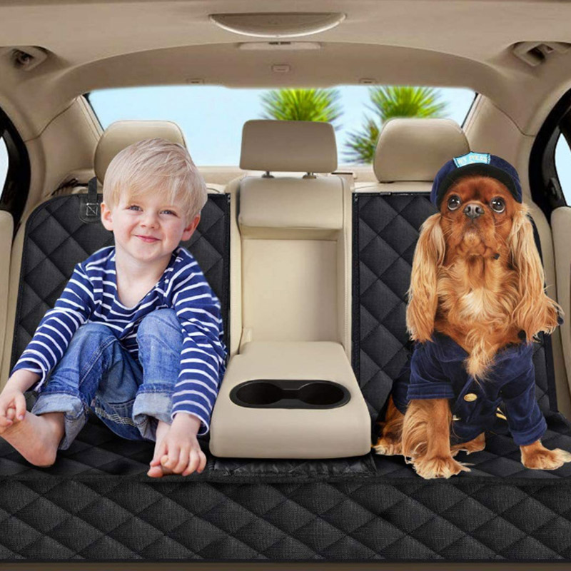 ペットドライブシート ドライブシート 車 犬 犬用 ペットシートカバー 後部座席用 防水 車載車用 車載用 軽自動車 滑り止め 折り畳み 清潔簡単 ペット用品犬用品 |  | 05