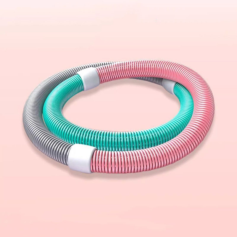 即納フラフープ フィットネス PVC ソフトスプリングフラフープ