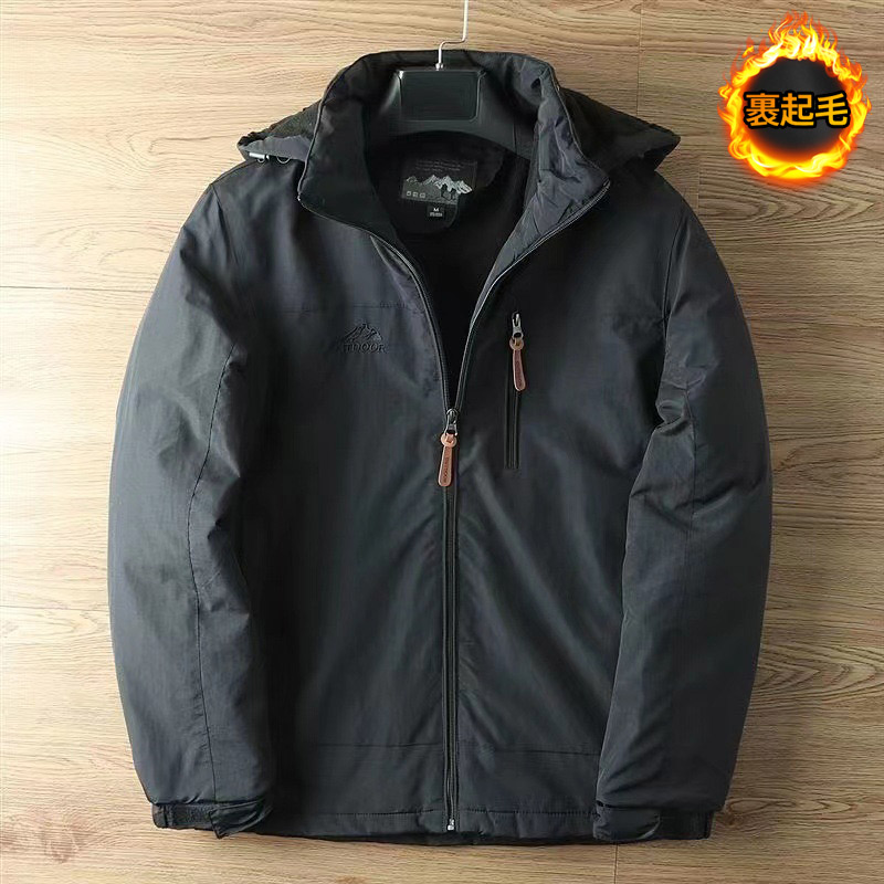 マウンテンパーカー メンズ フード脱着可 ミリタリージャケット