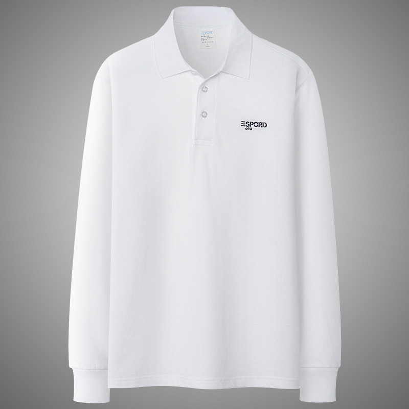 SY32:メンズ:Lサイズ:ストレッチ 長袖ポロシャツ:白 ポロシャツ メンズ 綿100％ 長袖 ドライ 春夏秋冬 Sー3XL ストレッチ