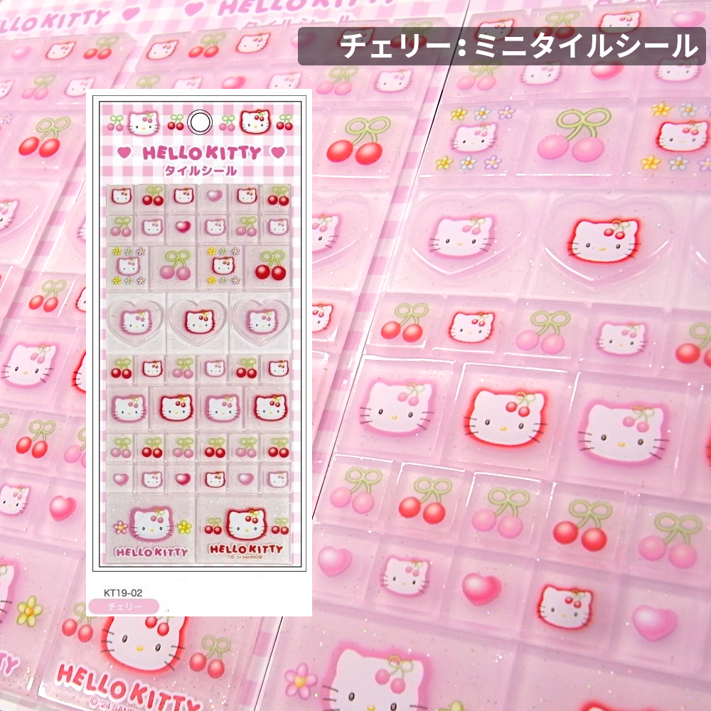 ハローキティ 90Sタイルシール ニック NIC シールステッカー KT-19