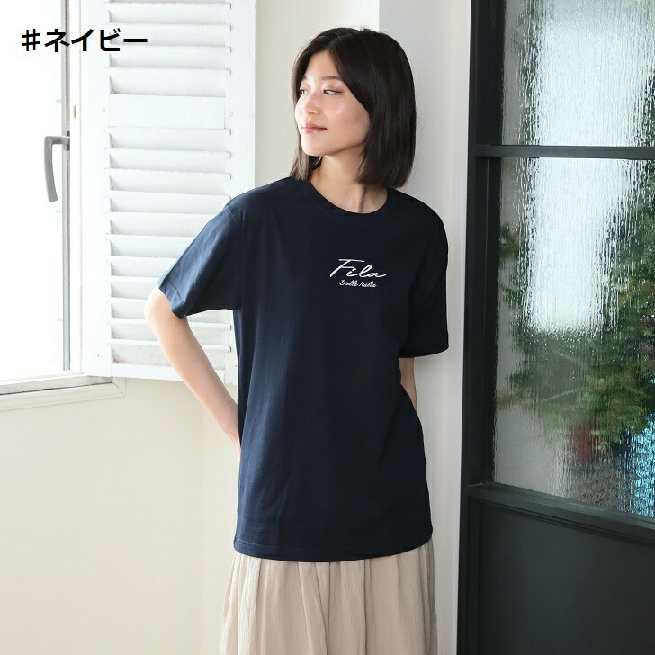 FILA 【FILA】 fila フィラ Tシャツ 筆記体 ロゴ サイズ M〜XL