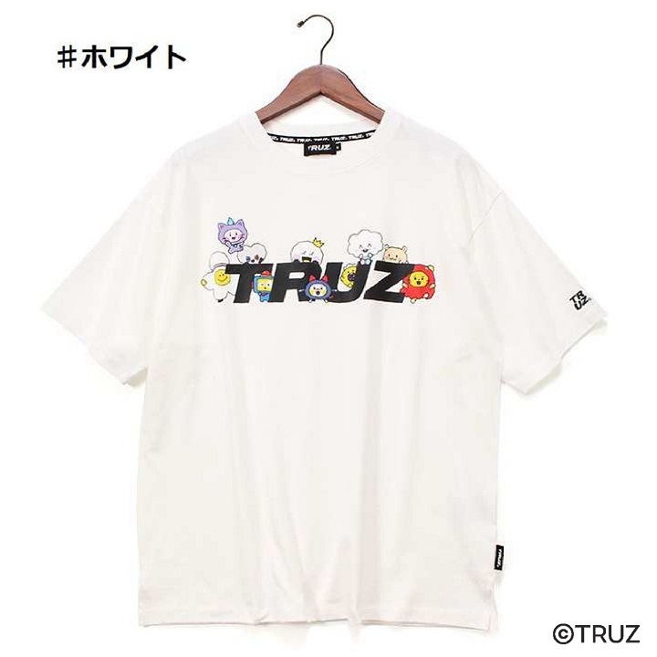 TRUZ COLLECTION Tシャツ HIKUN ヒークン TRUZ】 TRUZ Tシャツ ロゴ フロントプリント コラボ LINE
