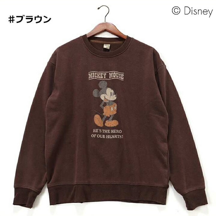 く*ん様 WALTDISNEYディズニー ミッキー裏起毛トレーナー【超美品】3/ Disney トレーナー スウェット 「DISNEY/ディズニー」裏起毛 総