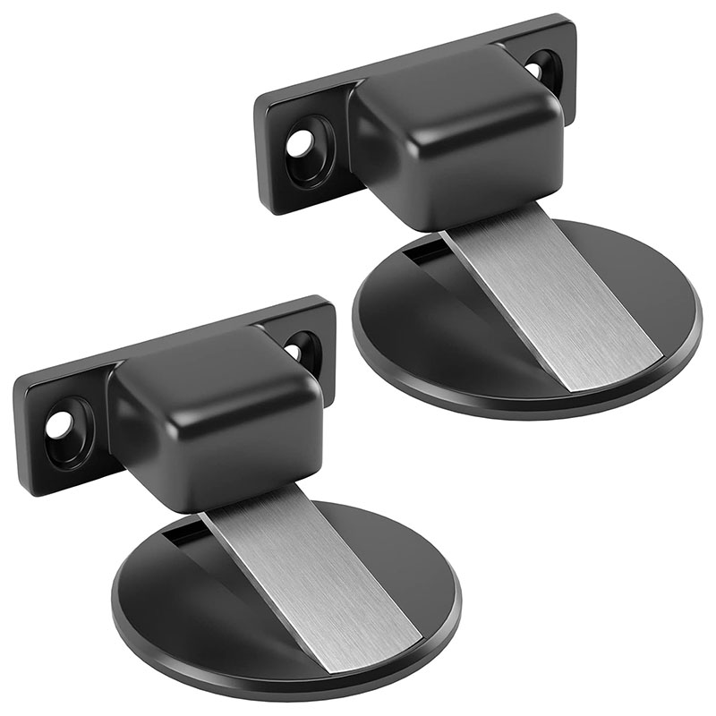 ドアストッパー ガラス扉用 キャビネット 吸着 マグネット式 シングル