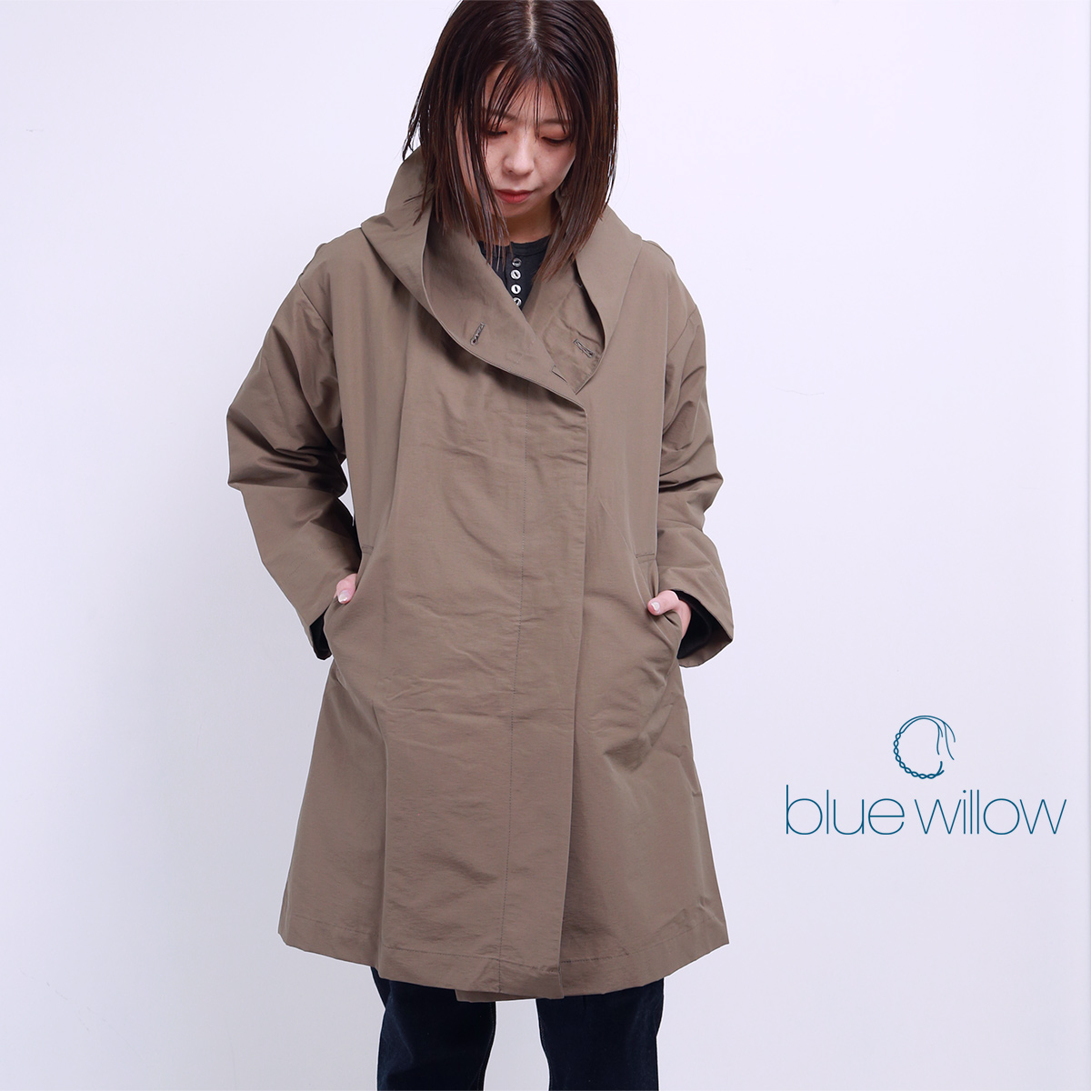 【新品タグ付き】ブルーウィロー blue willow ステンカラーコート 楽天市場】blue willow ブルーウィロー コートの通販