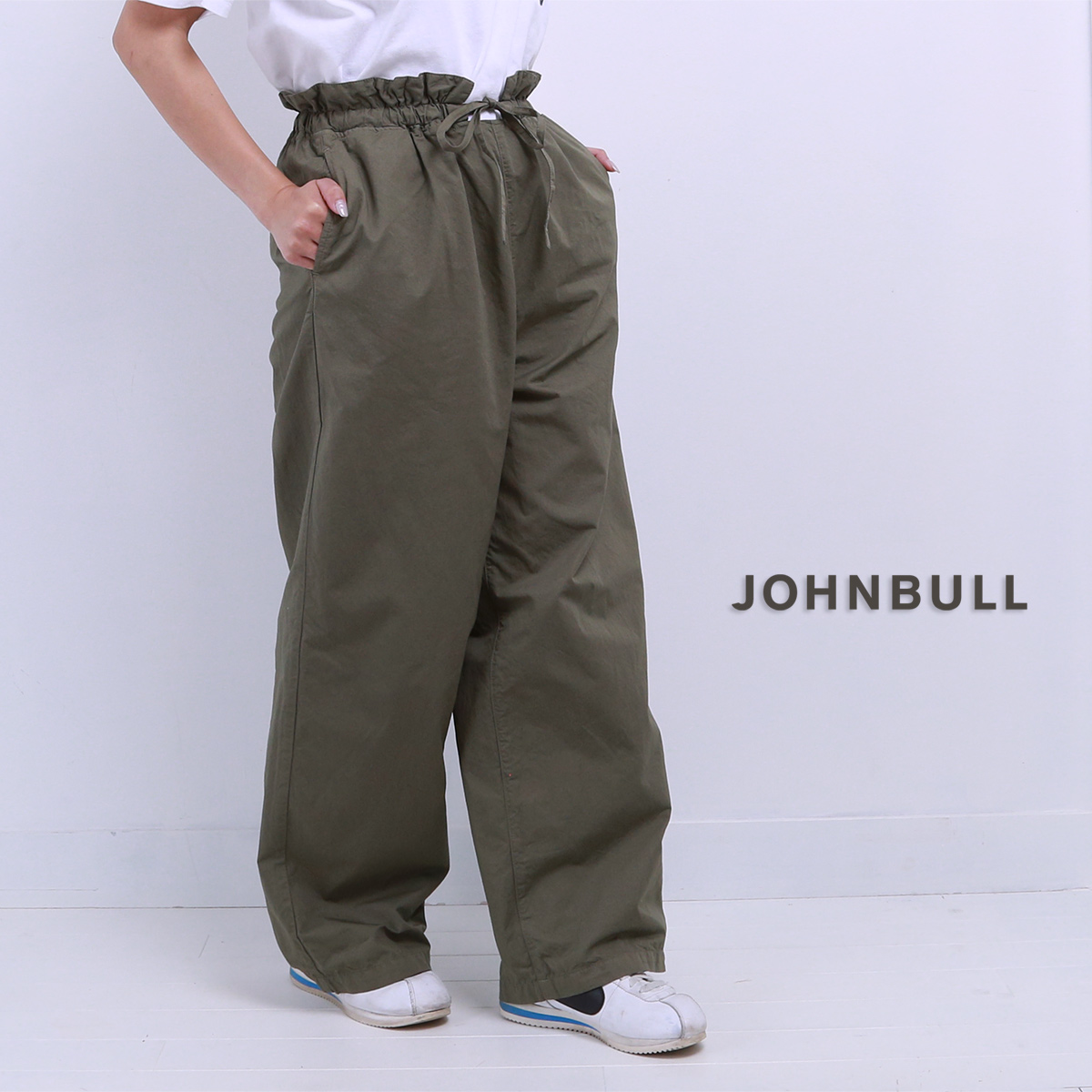Johnbull（ジョンブル） コットンリネンカルゼイージーパンツ