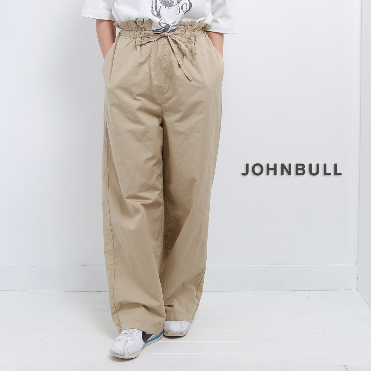 Johnbull（ジョンブル） コットンリネンカルゼイージーパンツ 