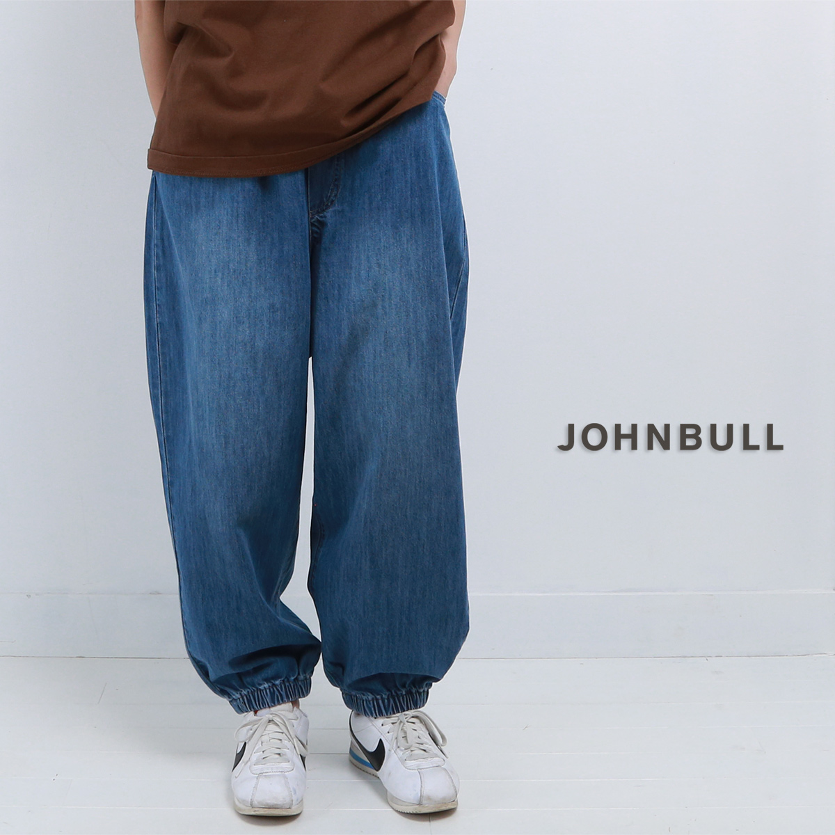 Johnbull（ジョンブル） バルーンギャザーデニム パンツ レディース 
