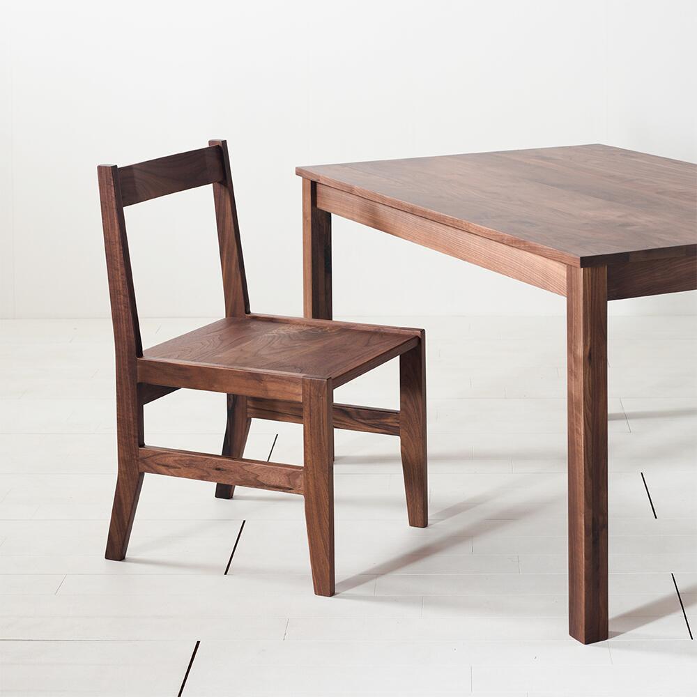 No.1チェア ウォールナット材 無垢 ダイニングチェア おしゃれ 北欧