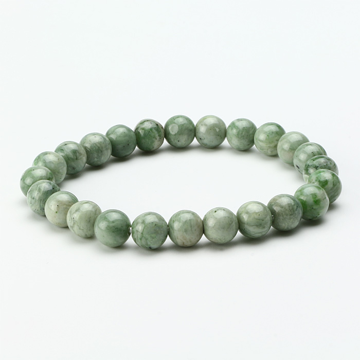 翡翠 ブレスレット 日高翡翠（ひだかひすい） ホワイトグリーン Top