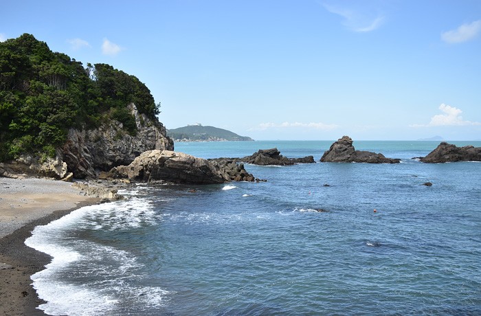 国崎の海