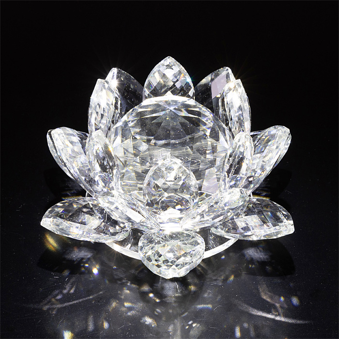 サンキャッチャー ロータス クリア（中）