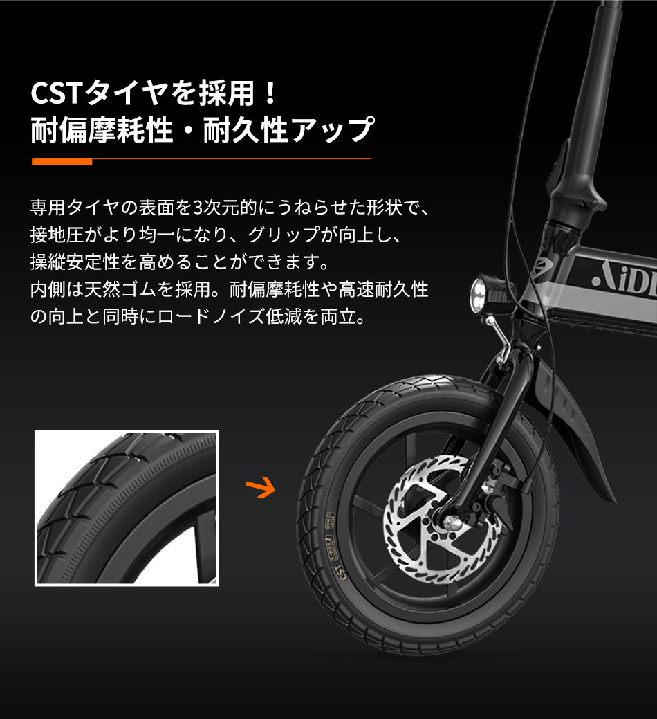 【在庫わずか★クーポン利用で20000円OFF】電動バイク 電動自転車 電動アシスト自転車AiDDE D1 フル電動 原動機付自転車 折りたたみ  公道走行可能 おしゃれ