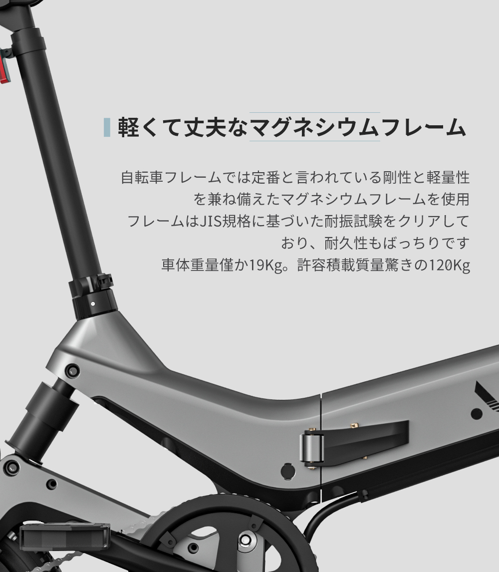 新しい到着 ETOU-tvilAiDDE 電動アシスト自転車 A2 折りたたみ式 16