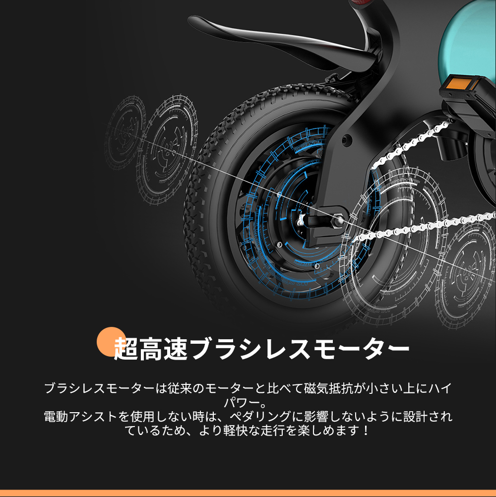 AiDDE 電動アシスト自転車 12Q1 電動自転車 折りたたみ 公道走行可能