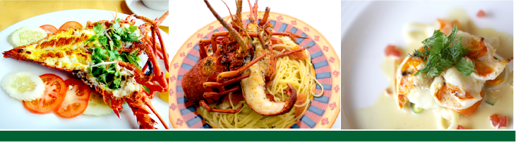 贅沢に!豪華に!!ボイル伊勢海老のお料理