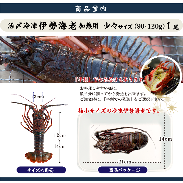 冷凍加熱用伊勢海老 商品案内