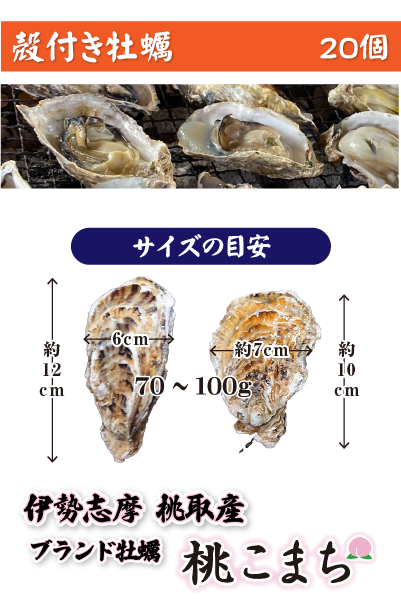 殻付き牡蠣 20個