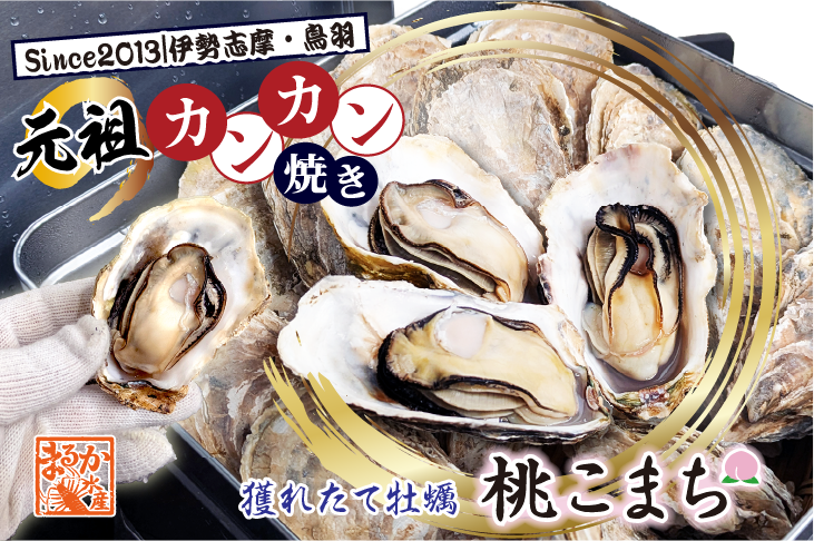 元祖 簡単調理「カンカン焼き」獲れたて今年の殻付き牡蠣｜2013年〜伊勢志摩・鳥羽発