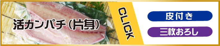 活〆カンパチ 片身（養殖）捌いてお届け！三枚おろし・皮付き