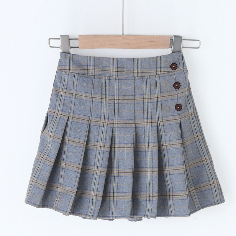 チェック柄 プリーツスカート 子供服 女の子 キッズ フォーマル