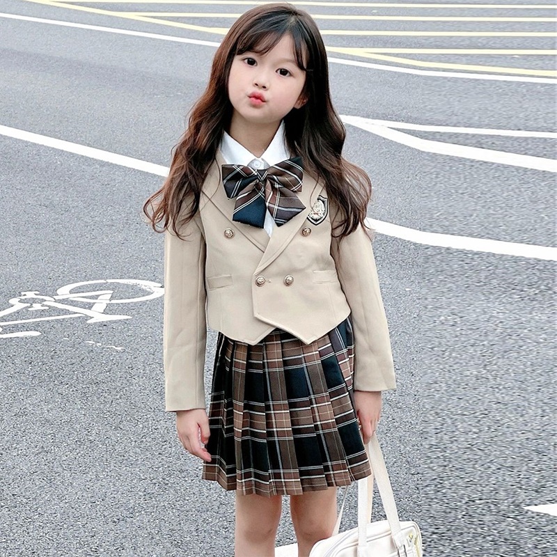 女の子 入学式 卒業式 スーツ リボン付き お嬢様 セレモニースーツ