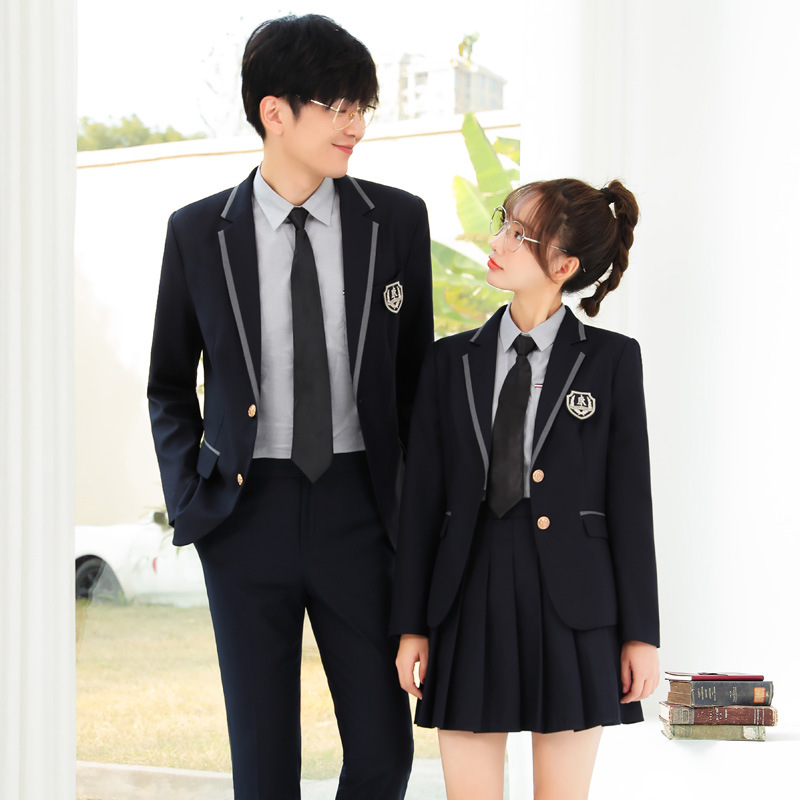 送料無料 ジャケット 韓国 ブレザー スーツ b3941 8165 卒業式 スーツ 韓国 制服 レディース メンズ 長袖 ブレザー