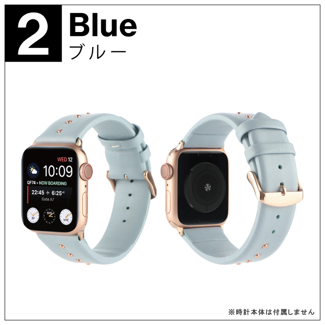 アップルウォッチバンド くすみカラー Apple Watch バンド くすみカラー かわいい スタッズ おしゃれ 本革 レザー : aw-ten :  スマホケース・ウォッチベルトのCASE CAMP - 通販 - Yahoo!ショッピング