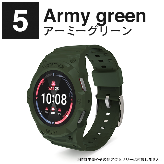 galaxy watch7 40mm 44mm ギャラクシーウォッチ7 バンド ベルト ケース カバー 一体型 本体 保護 アクセサリー（優良配送） | Galaxy Watch | 05