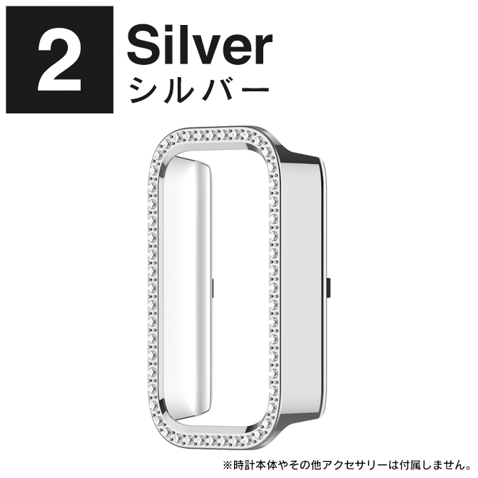 Xiaomi Band 9 Active ケース シャオミ バンド9 アクティブ カバー 本体 保護 ラインストーン レッドミーバンド3（優良配送） | Xiaomi | 02