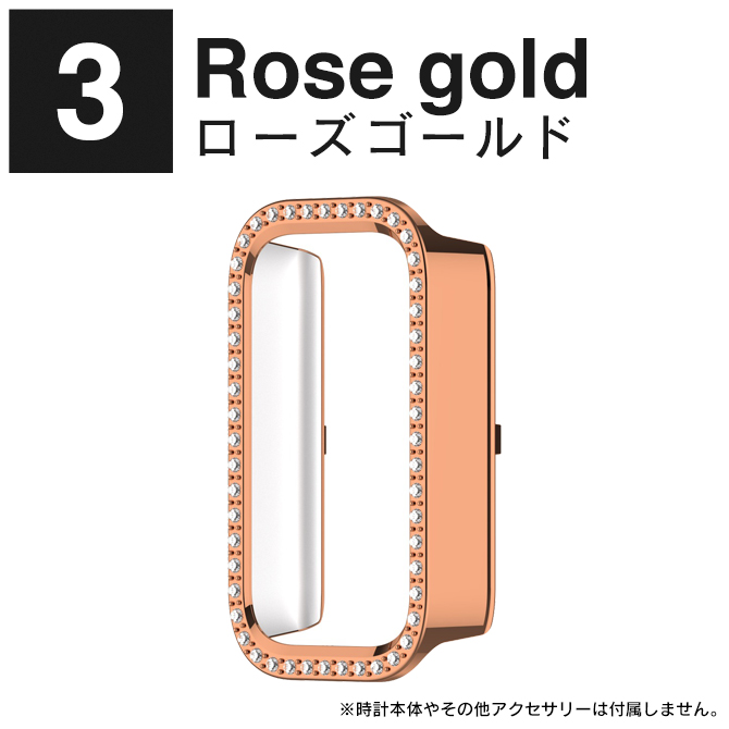 Xiaomi Band 9 Active ケース シャオミ バンド9 アクティブ カバー 本体 保護 ラインストーン レッドミーバンド3（優良配送） | Xiaomi | 03