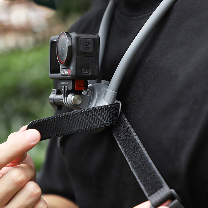 チェストストラップ 付 アクションカメラ マウント gopro首掛け カメラ
