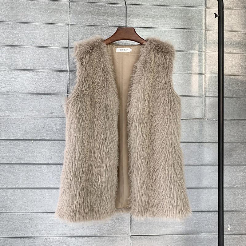 毛皮 ロング レディース ファー もこもこ 冬 ふわふわ 上品 エコファー 急上昇 定番 韓国風 防寒着 体型カバー 着痩せ 毛皮 ロング レディース ファー もこもこ 冬 ふわふわ
