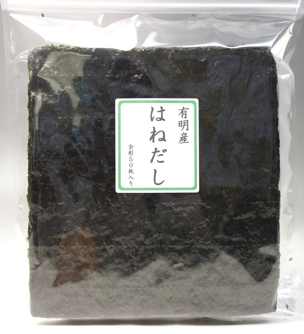 家庭用 有明産 焼のり はねだし 全形100枚分（全形または半切り） : k-20 : 伊勢屋海苔 - 通販 - Yahoo!ショッピング