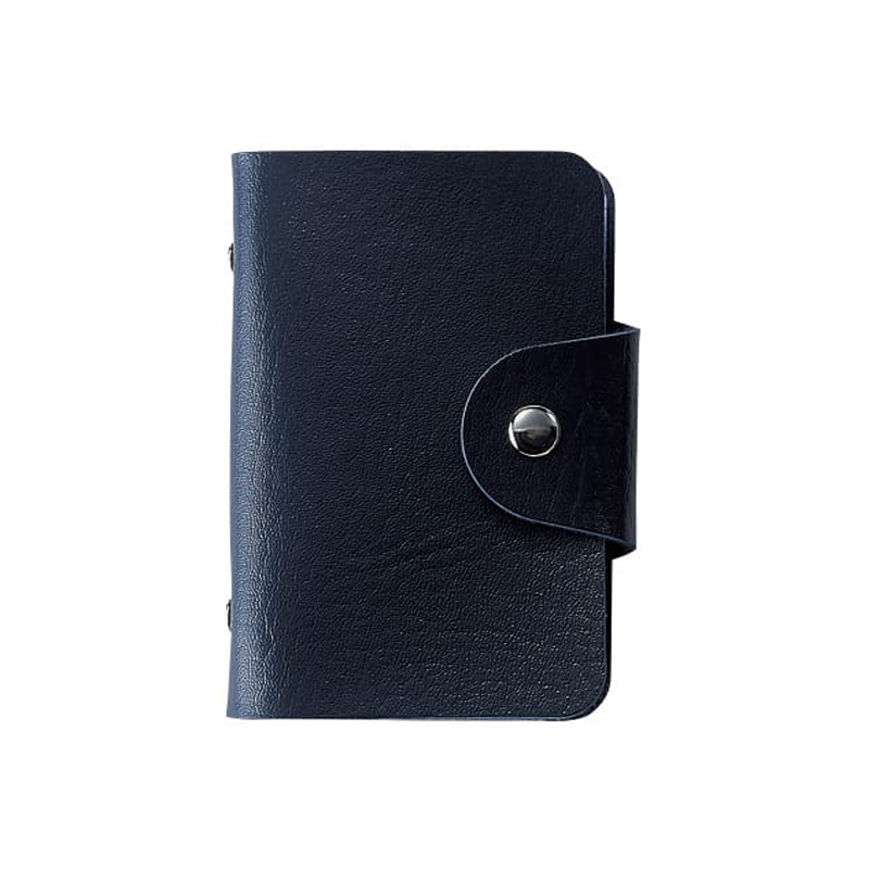 黒 レザー 名刺入れ スナップボタン式 Smythson スマイソン SMYTHSON 名刺入れ カードホルダー パナマ